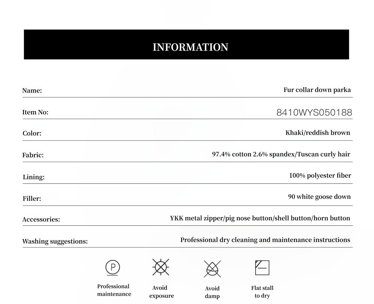 Parka courte en duvet « Rebellious Escape » avec col en fourrure amovible – Chaude et élégante-3