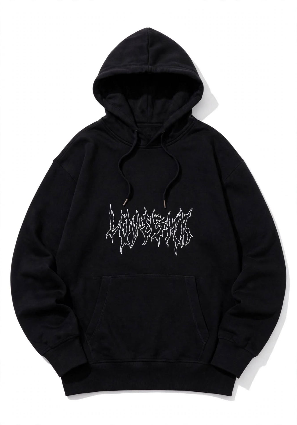 Sweat à Capuche Signature Noir - Allure Urbaine et Raffinée