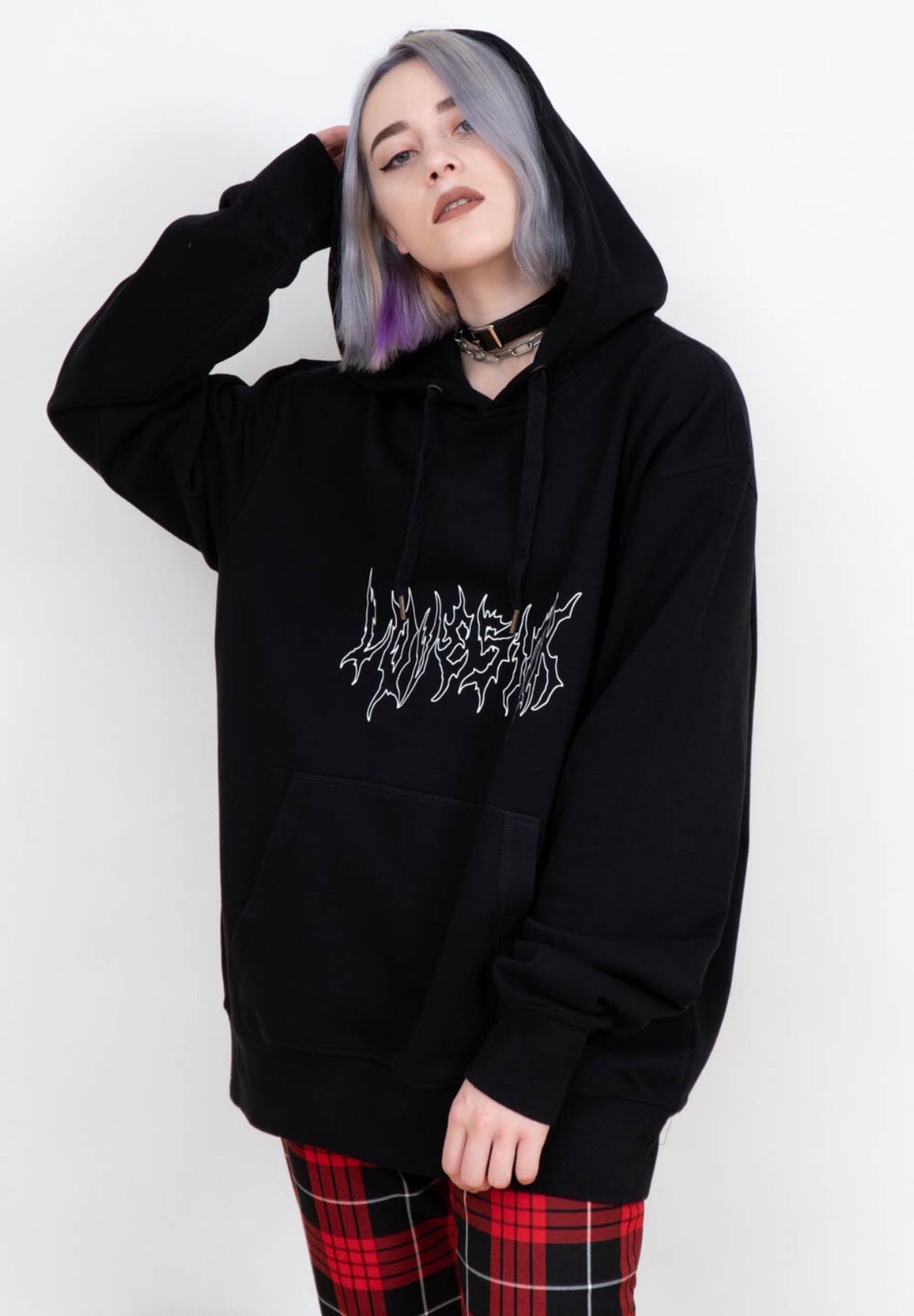 Sweat à Capuche Signature Noir - Allure Urbaine et Raffinée