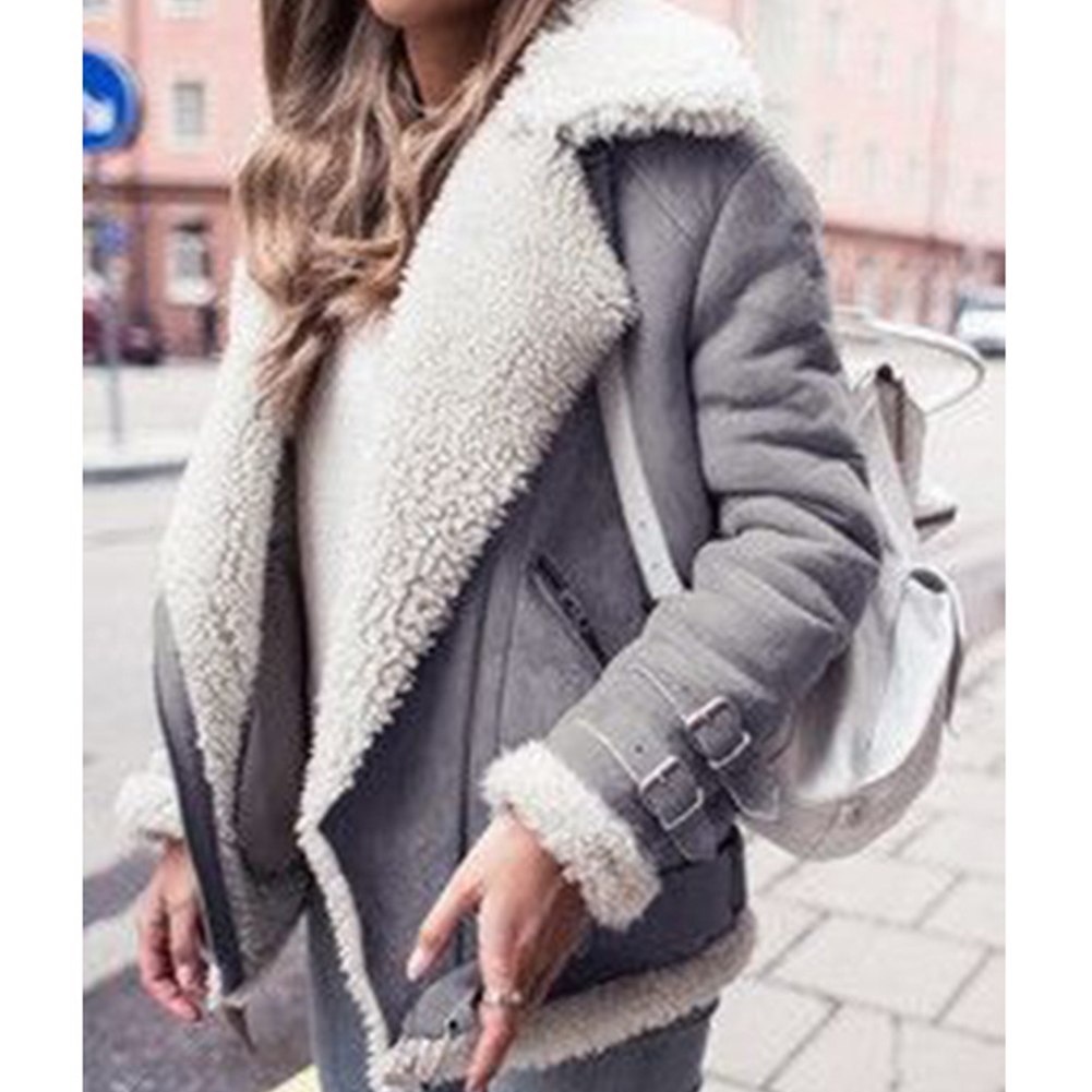 Manteau d'hiver grande taille pour femme, veste d'automne épaisse et tendance. Vêtements d'extérieur tendance.-3
