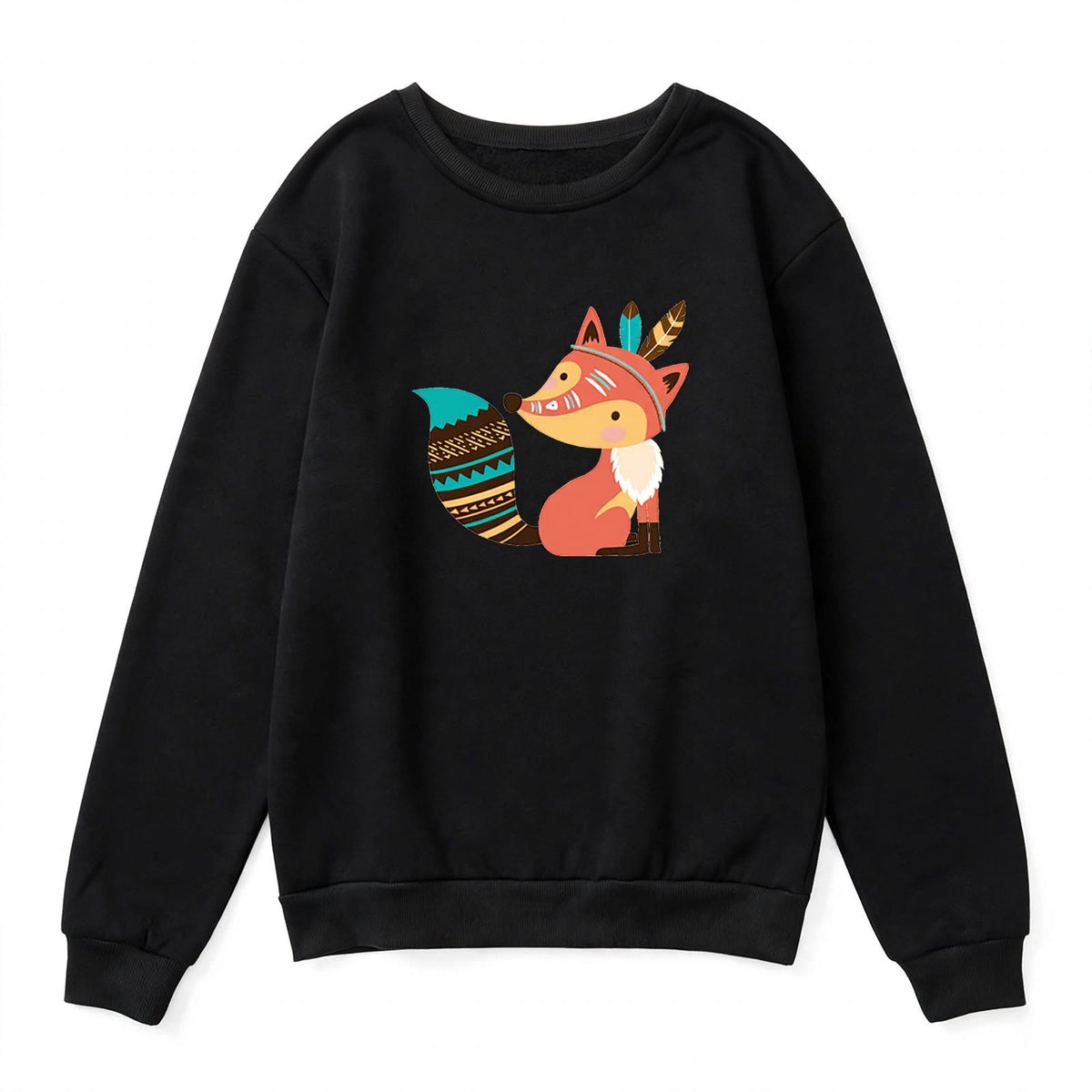Sweat-shirt Bohème Chic 'Petit Renard' – Confort et Élégance