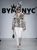 Veste en fausse fourrure motif léopard des neiges pour femme – BYMANYC New York Modern Fashion-0