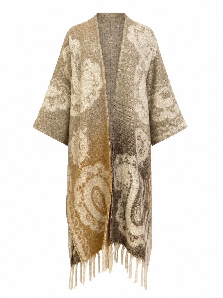 Wanderlust Tassel Knit Kimono-6