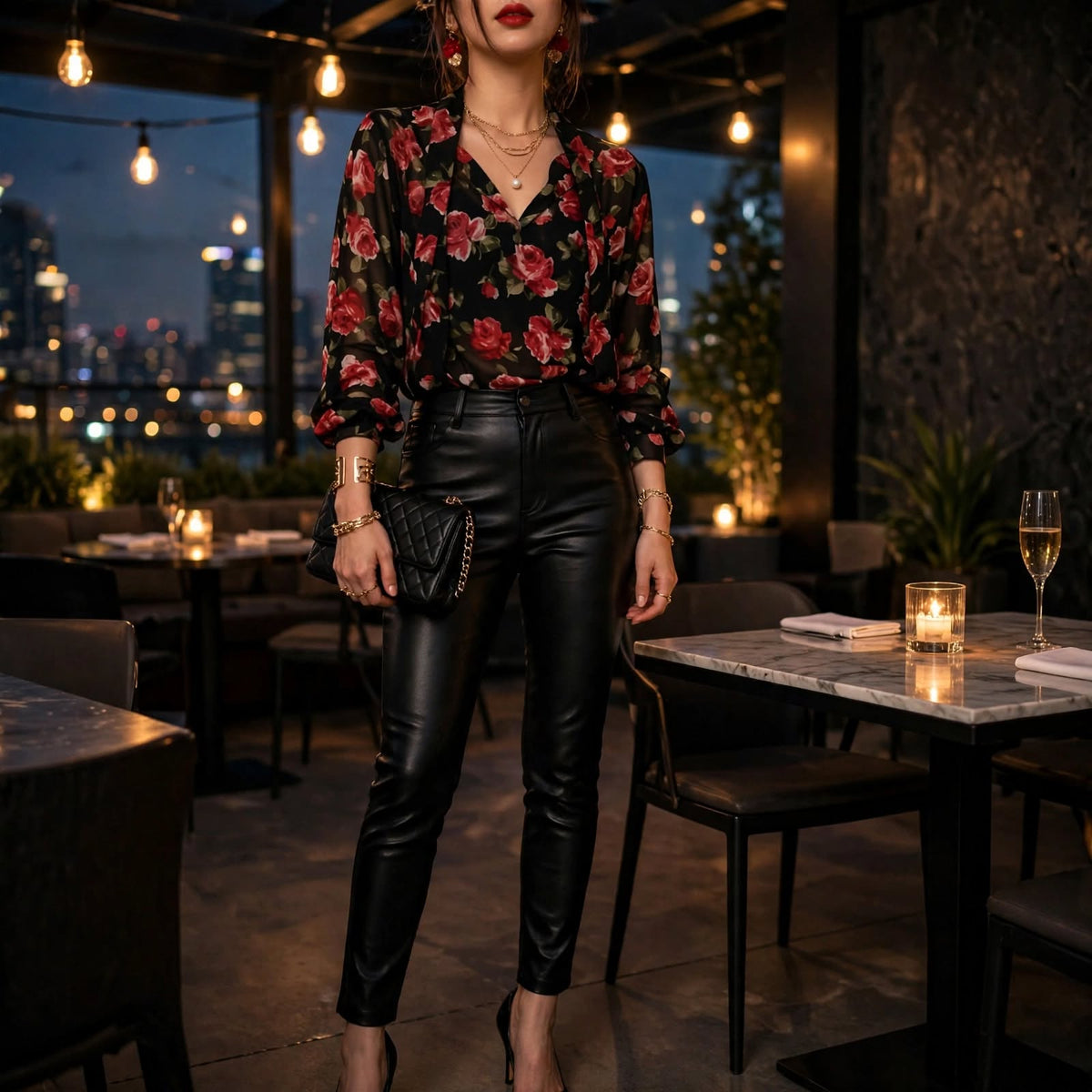 Chemisier Floral « Romance Bohème » - Soie Légère & Élégance