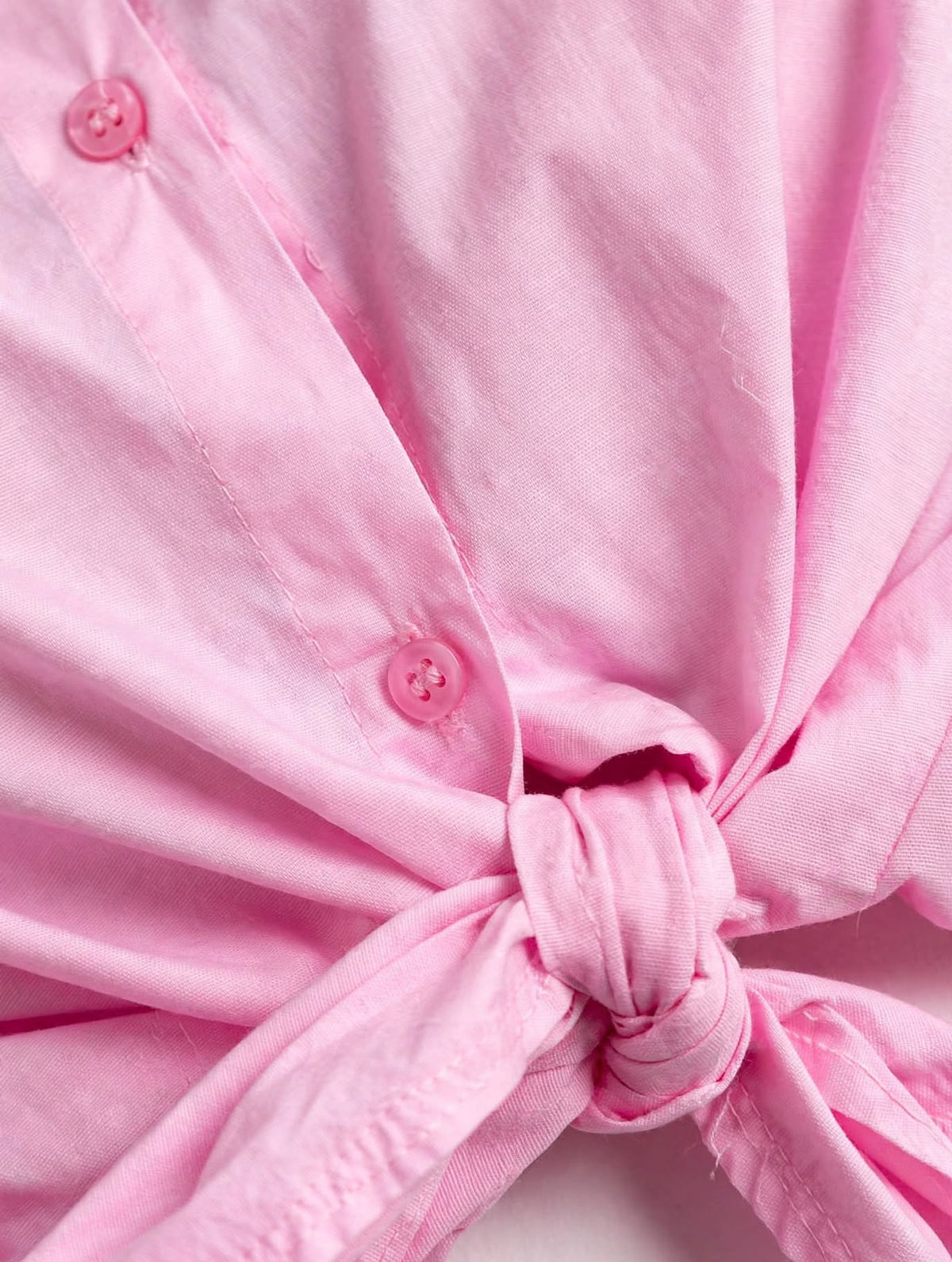 Chemise en coton à manches longues pour femme, modèle 226122, rose – Prix d'usine
