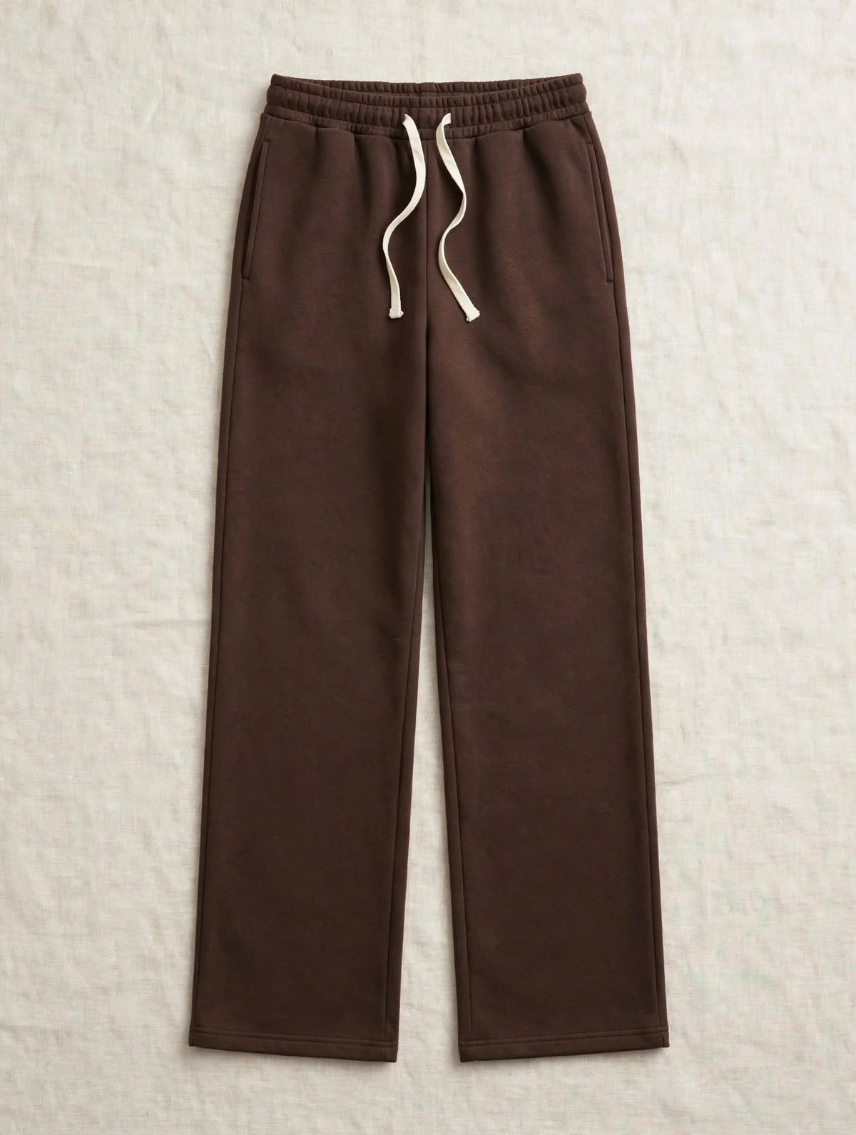 Pantalon Wide-Leg Confort Ultime - Marron Chocolat