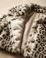 Veste en fausse fourrure motif léopard des neiges pour femme – BYMANYC New York Modern Fashion