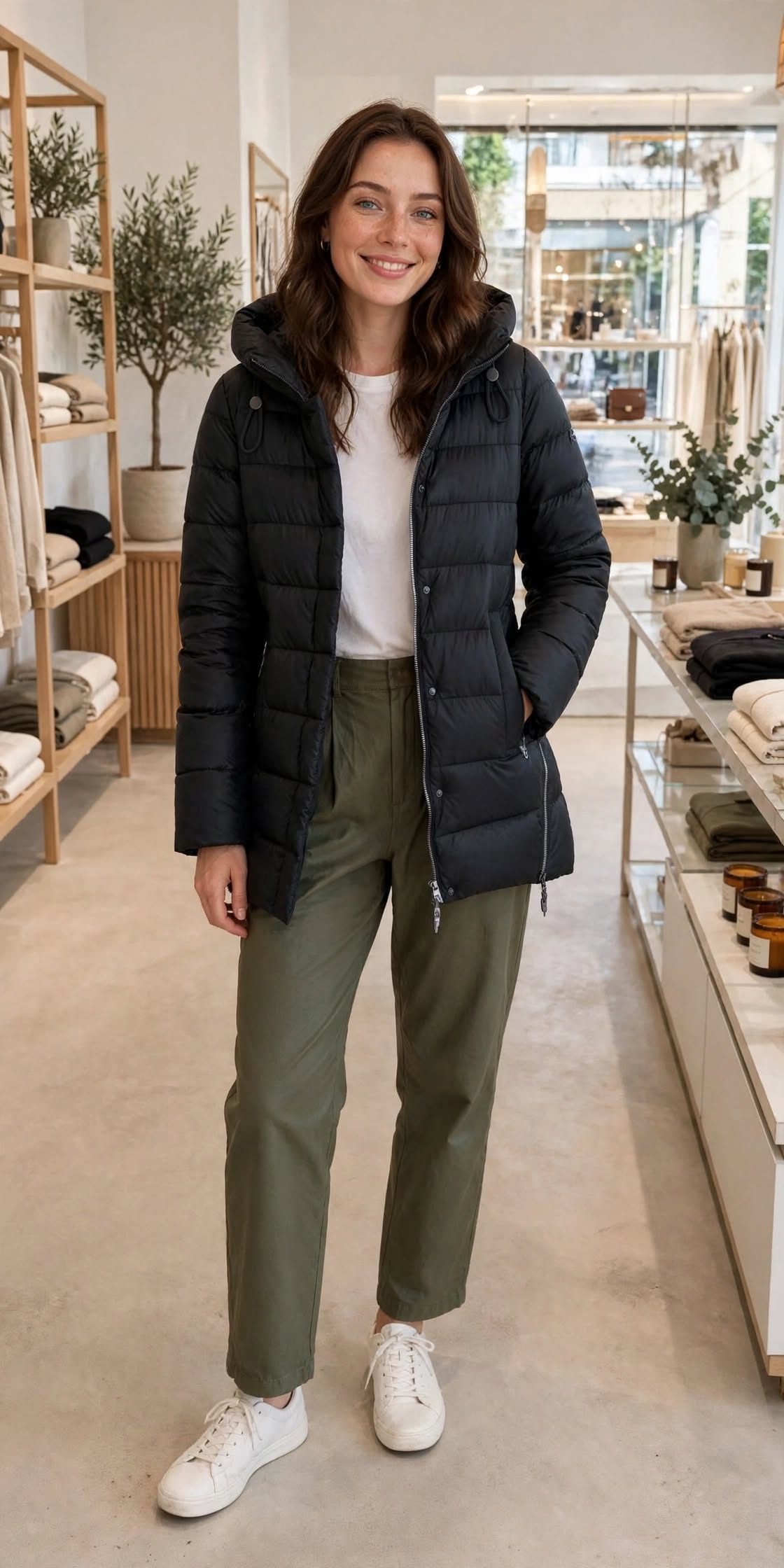 Parka d'hiver femme chaude à capuche déperlante