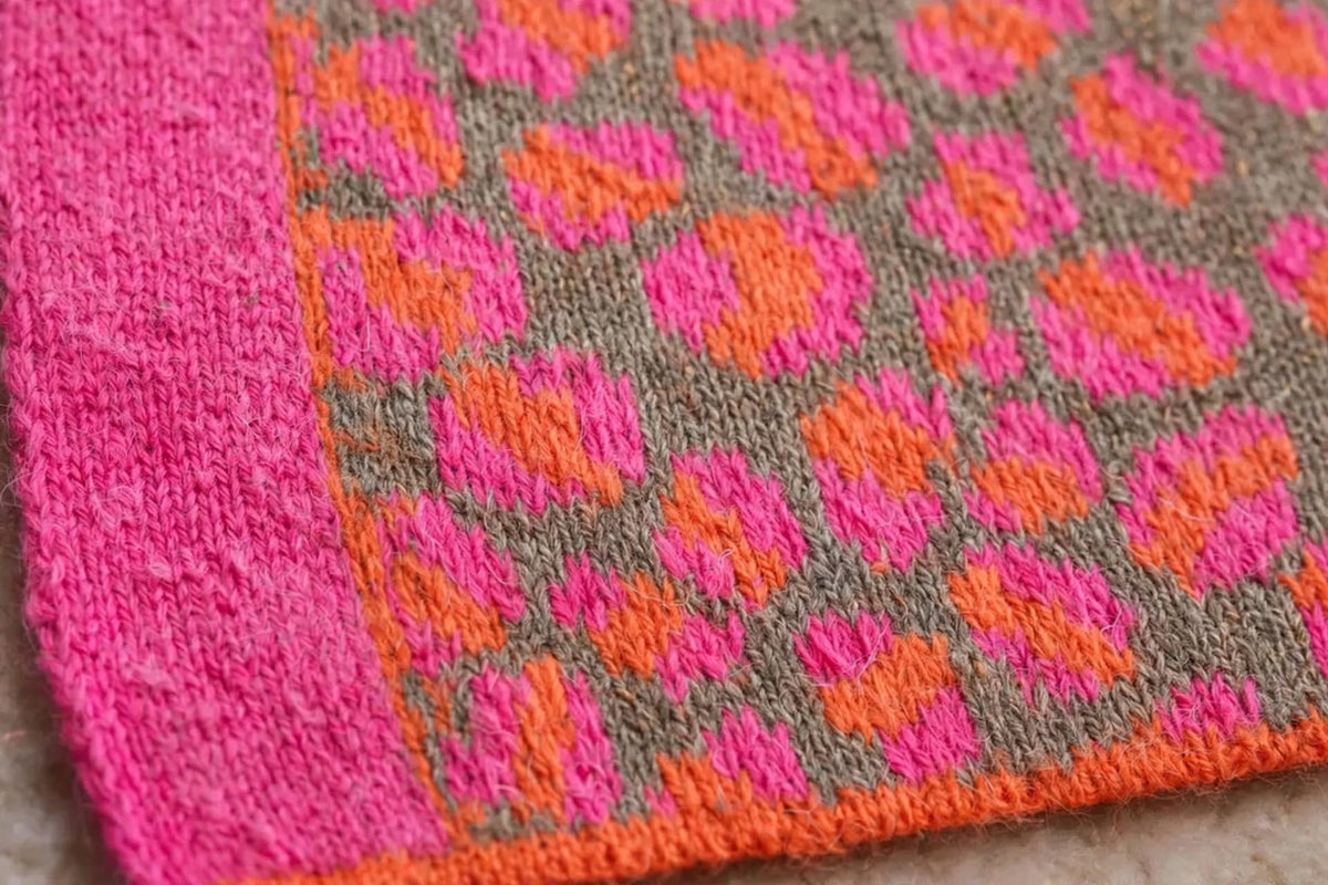 Gilet Long Léopard Rose & Orange - L'Éclat Bohème Chic