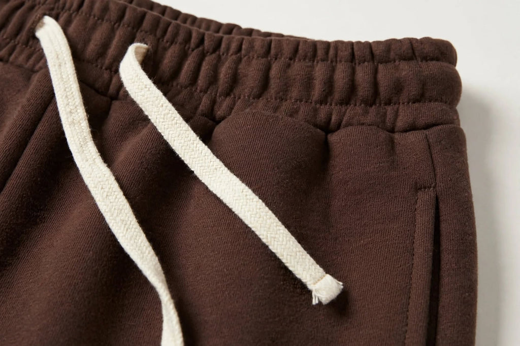 Pantalon Wide-Leg Confort Ultime - Marron Chocolat