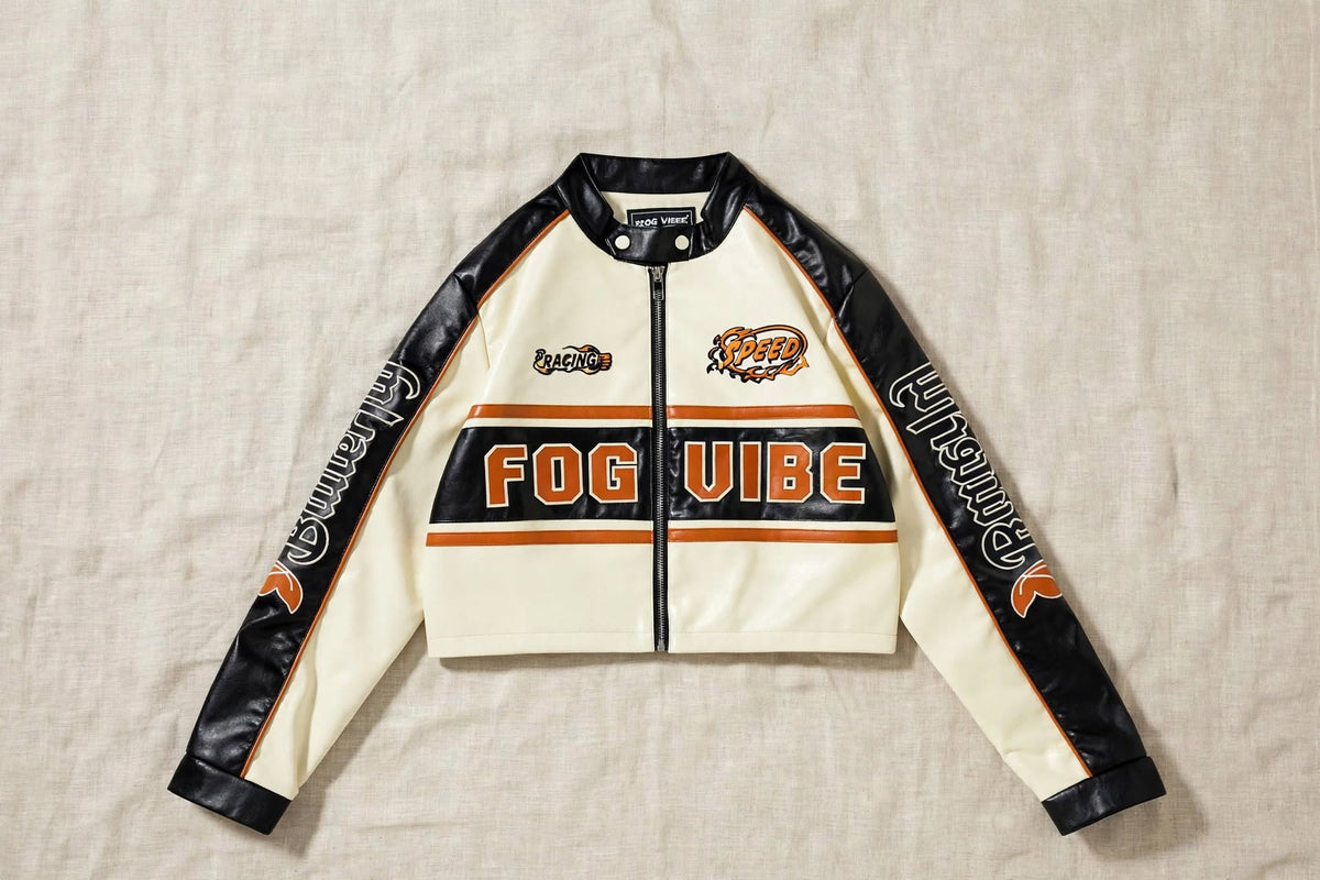 Veste Bomber Urbaine Chic 'FOG VIBE' - Édition Limitée