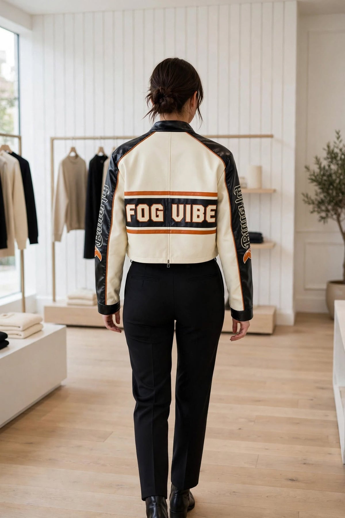 Veste Bomber Urbaine Chic 'FOG VIBE' - Édition Limitée