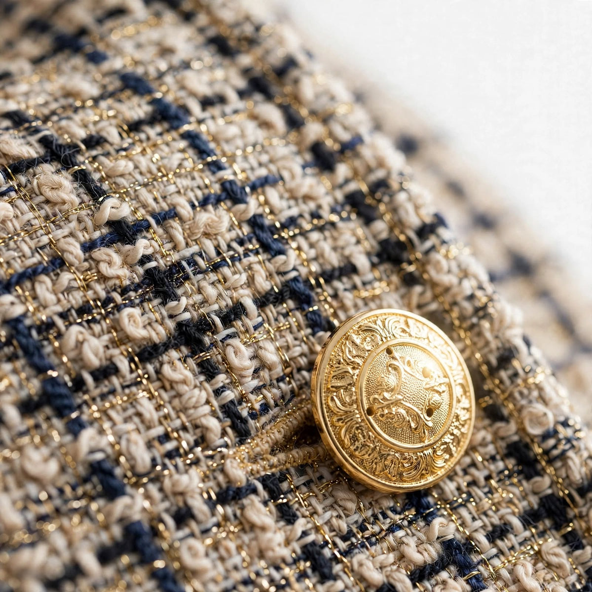Veste en Tweed Structurée 'Parisienne Chic' - Élégance Intemporelle