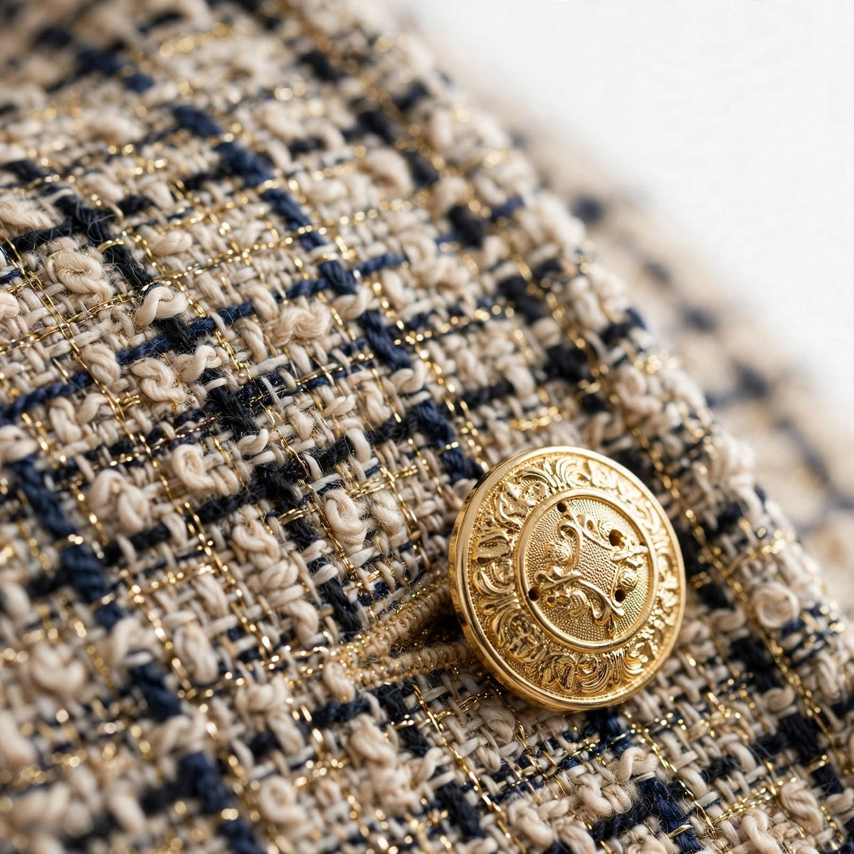 Veste en Tweed Structurée 'Parisienne Chic' - Élégance Intemporelle