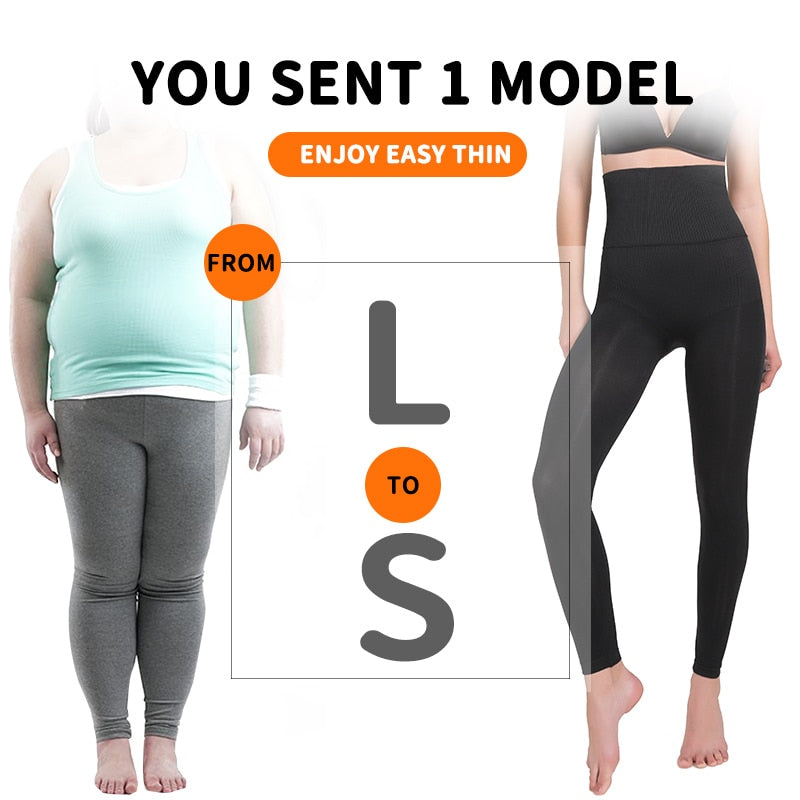 Culotte gainante taille haute, effet ventre plat, amincissante pour les cuisses-4