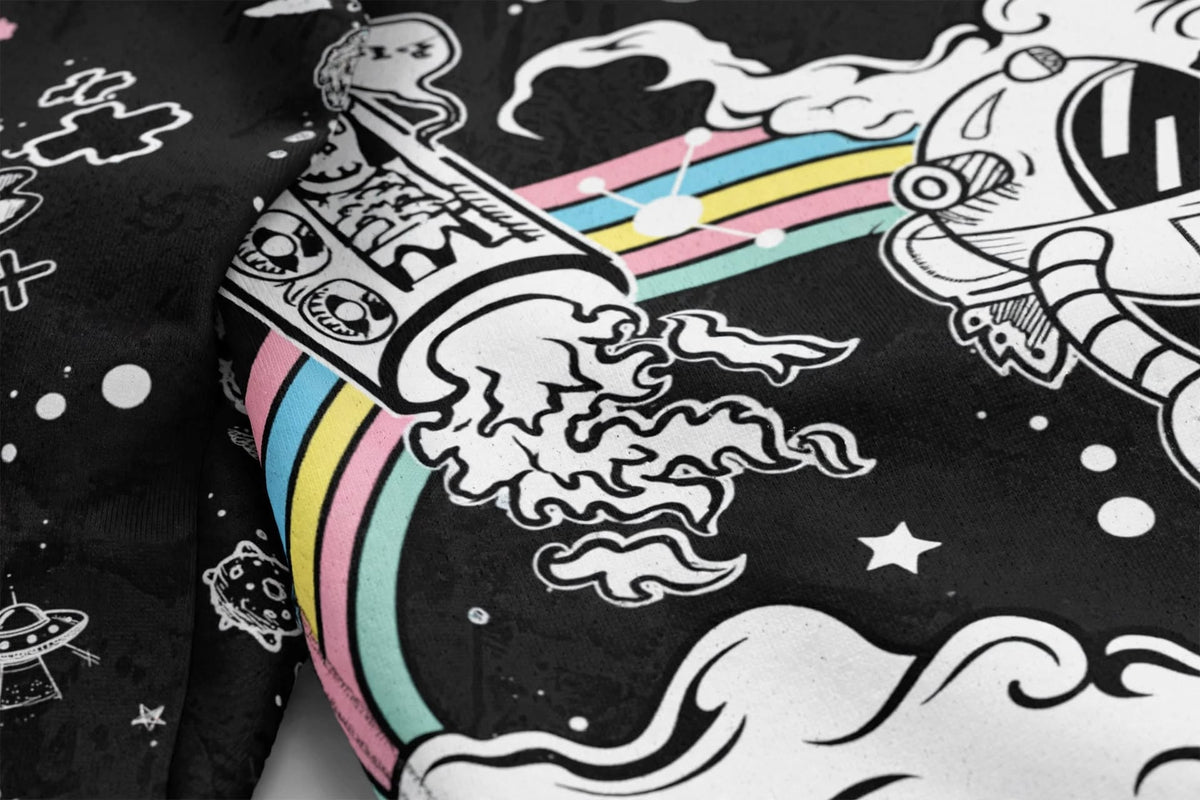 SPACE LEGGINGS - GALAXY | BOURIQUE33 The leggings that make you blast off. Literally.