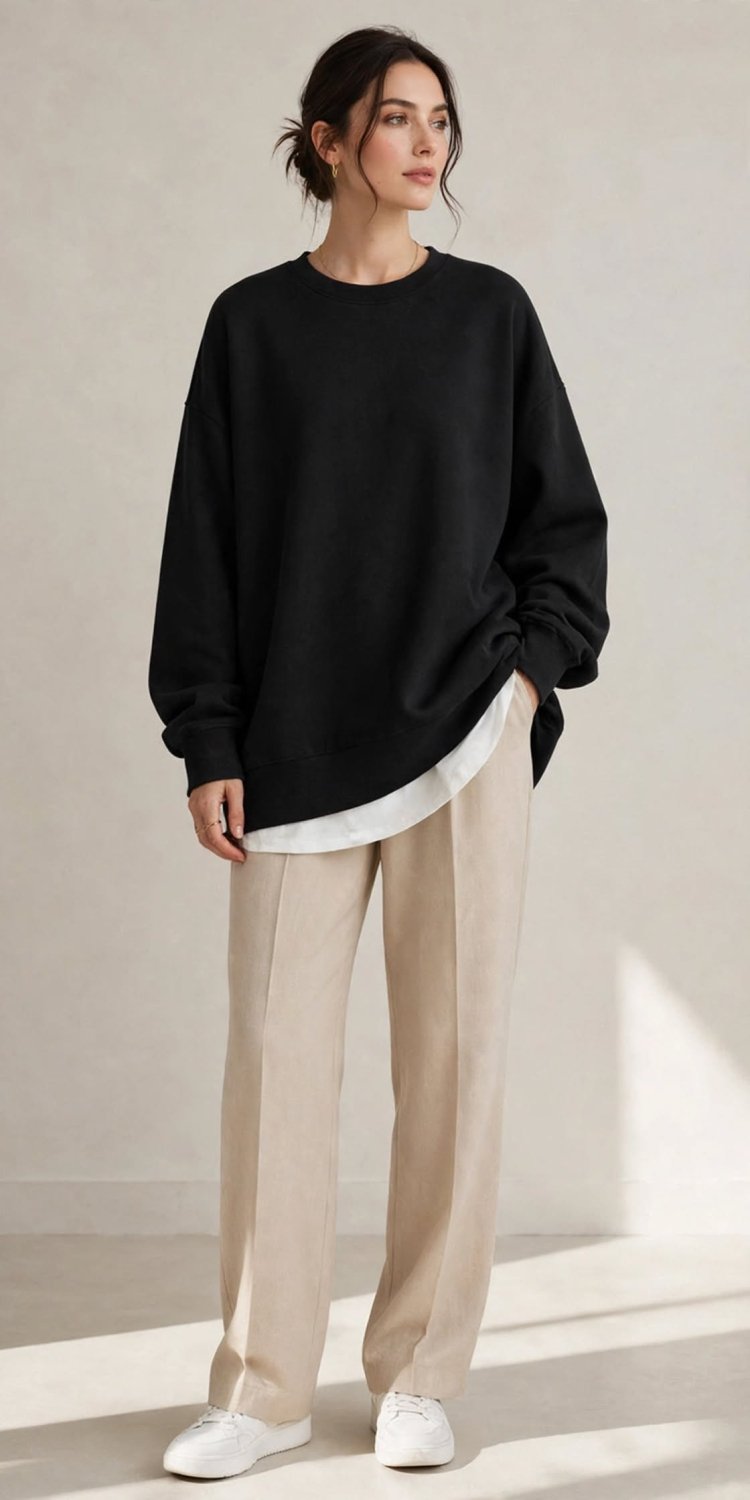 Sweat Oversize 'Élégance Douce' - Noir Carbone - ModeBlackJackets, Vests for Women0cmCJNSSYWY05766-Black-One SizeSweat Oversize 'Élégance Douce' - Noir Carbone