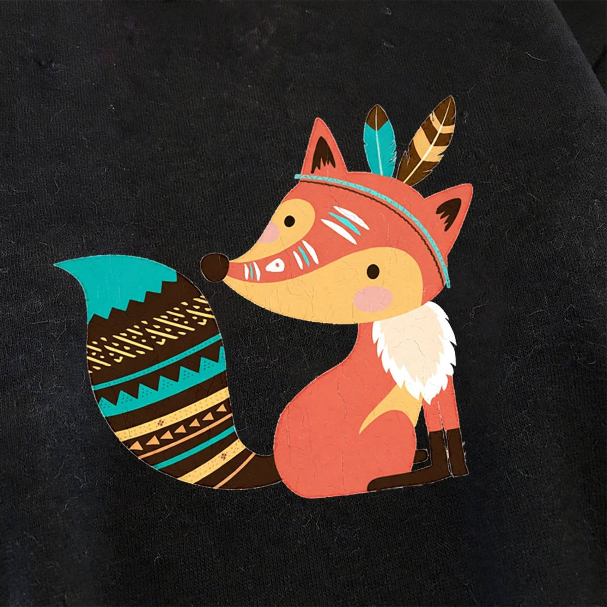 Sweat-shirt Bohème Chic 'Petit Renard' – Confort et Élégance - Mode01 BlackJackets, Vests for Women0cmCJNSSYWY04402-01 Black-3XLSweat-shirt Bohème Chic 'Petit Renard' – Confort et Élégance