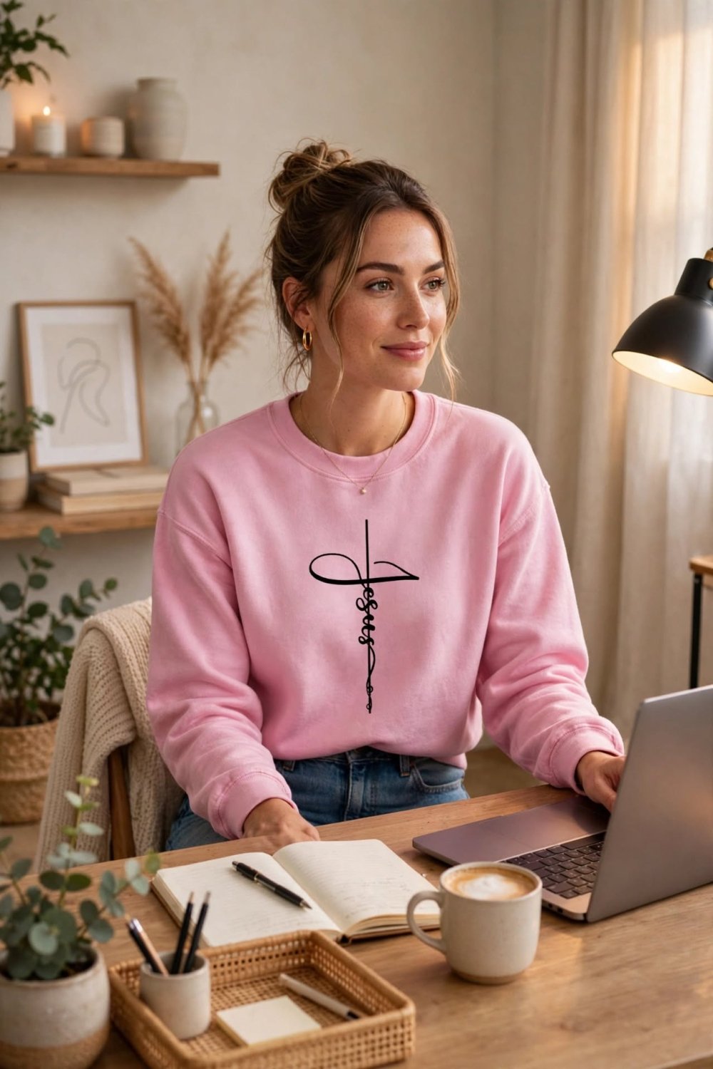 Sweatshirt Douceur Divine - Rose Pastel - ModePinkJackets, Vests for Women0cmCJNSSYWY00926-Pink-LSweatshirt Douceur Divine - Rose Pastel